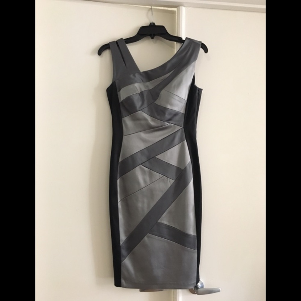 Stunning Silver Sheath/Bodycon dress